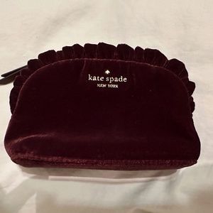 Kate Spade velvet pouch